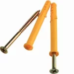 WPC screw with plastic dowel